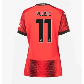 AC Milan Christian Pulisic #11 Domaci Dres za Ženska 2023-24 Kratak Rukavima